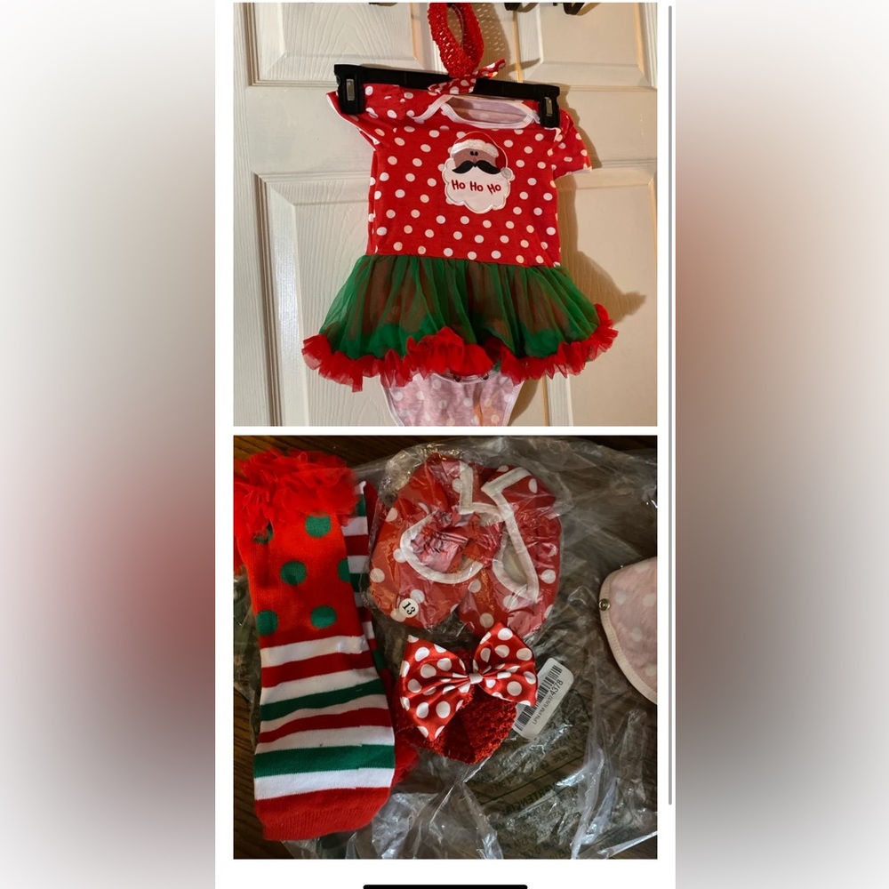 Christmas baby outfit